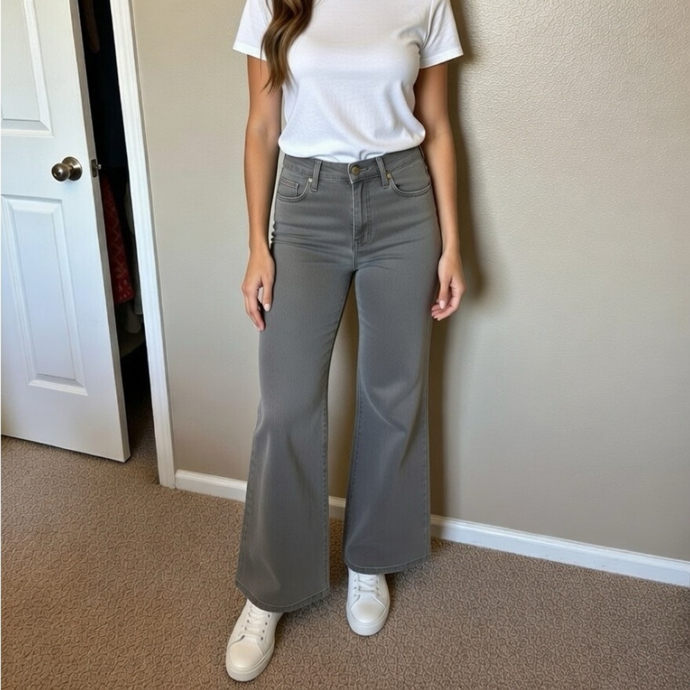 Christopher Blue wide leg olive pant